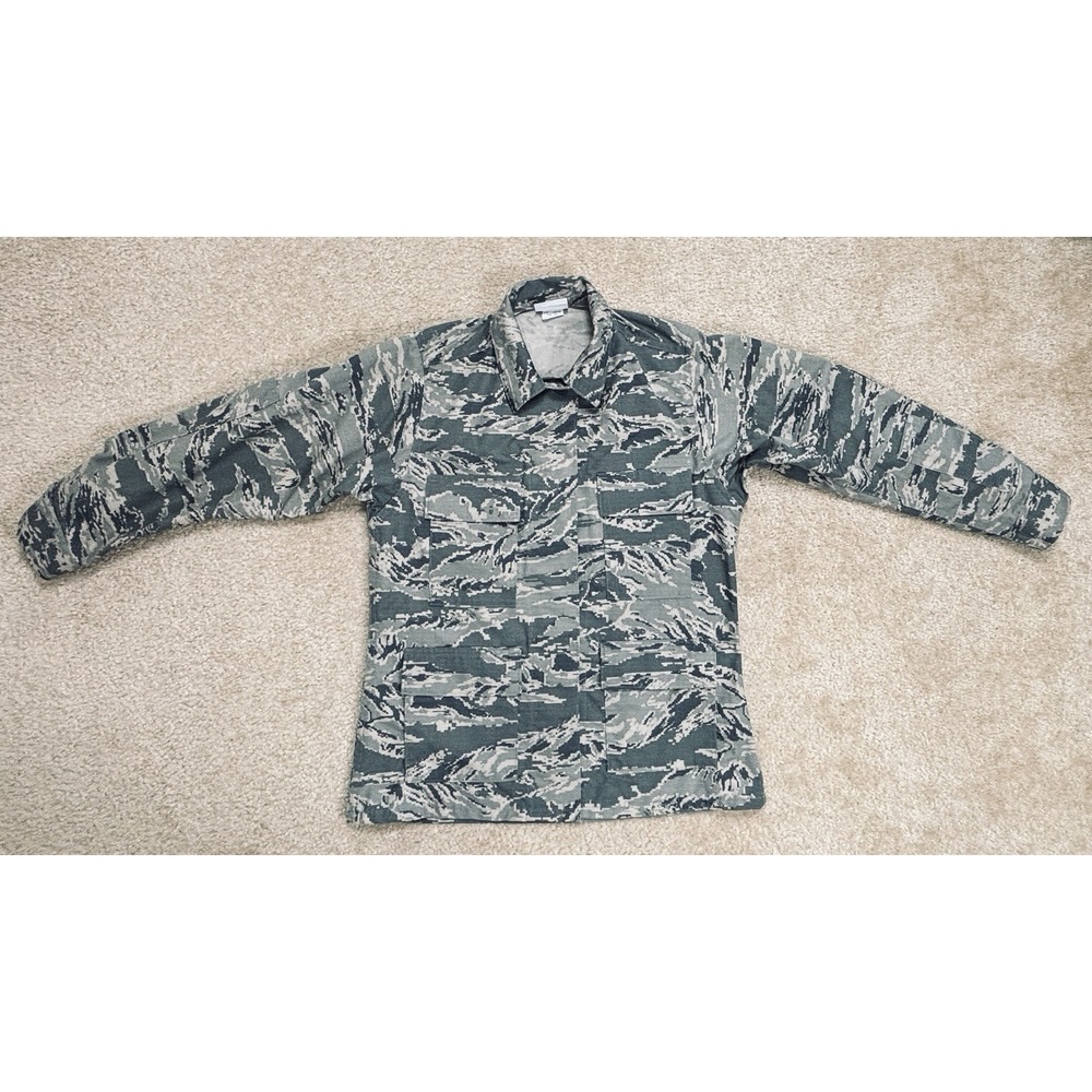 Propper Women's US Air Force Tiger Stripe Camo ABU Utility Coat Small 2-S
